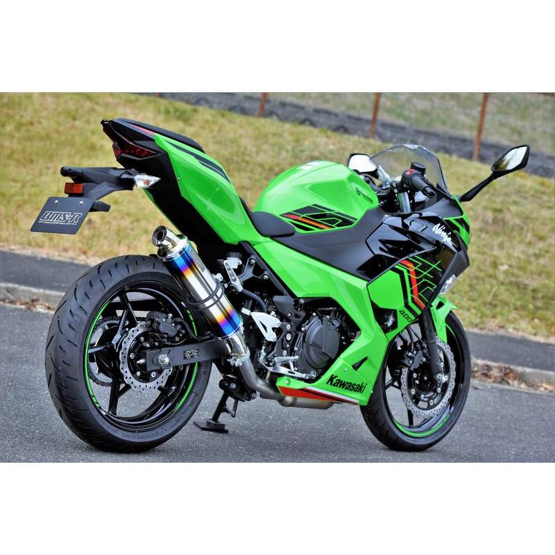 BEAMS G432-53-P1J NINJA400 Z400 2BL-EX400G 8BL-EX400L スリップオン R-EVOヒートチタン ビームス マフラ｜atlas-parts｜03