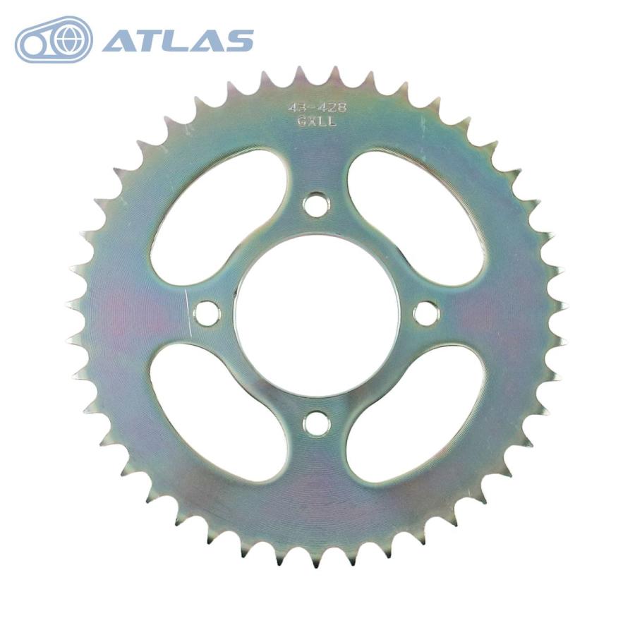 中国スズキ純正 GN125H GN125-2F リア ドリブン スプロケット 43T