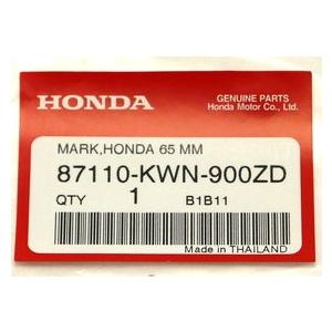 タイホンダ 純正 PCX タイ仕様(NC125D) 銀車両用 マーク,ホンダ (65MM) *TYPE4* 87110-KWN-900ZD|atlas-parts|02