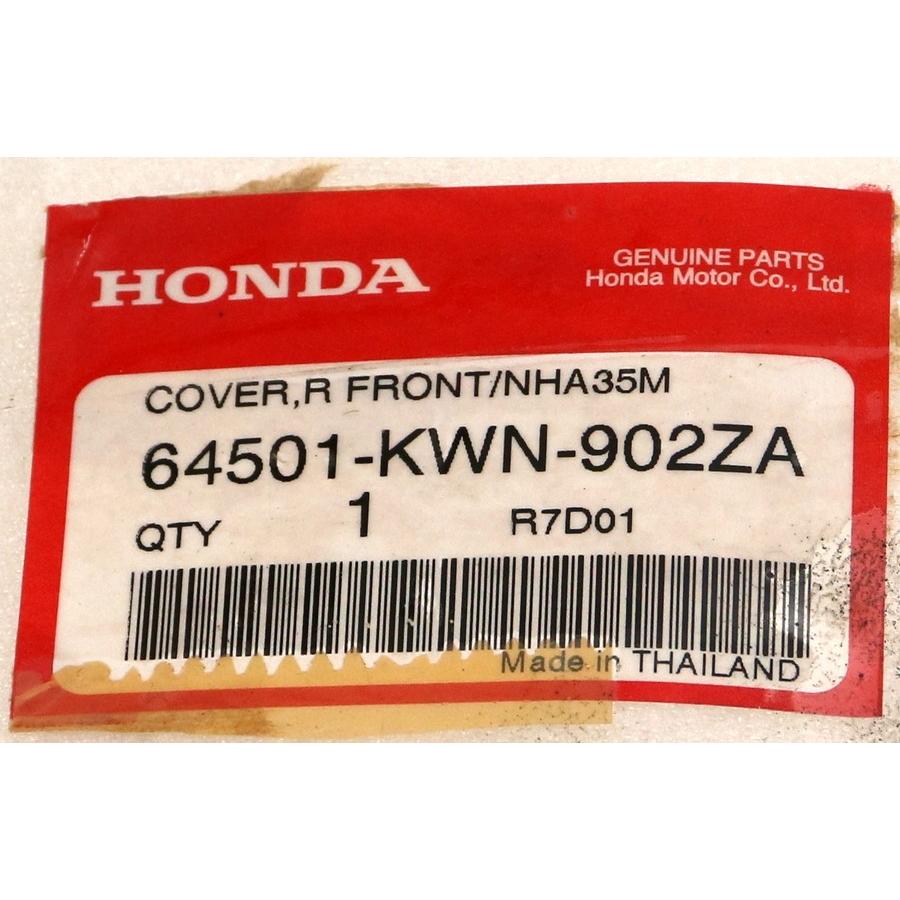 タイホンダ 純正 PCX JF28 KF12 カバー R.フロント ブラック*NHA35M