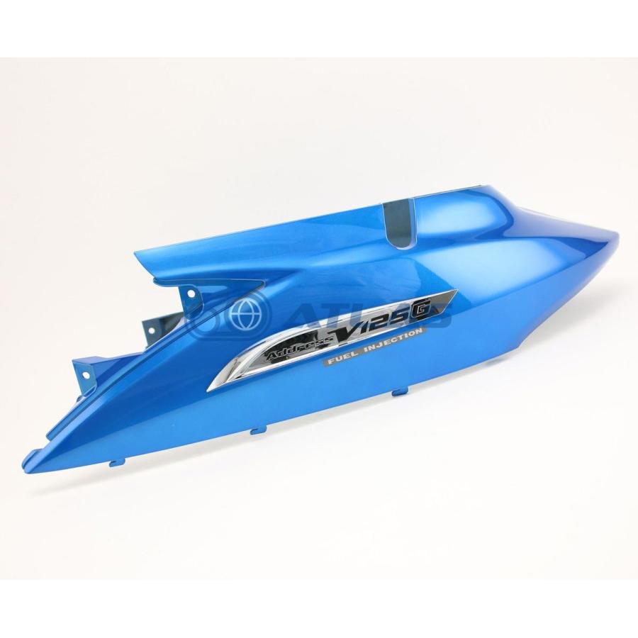 台湾SUZUKI純正 アドレスV125G ADDRESS CF46A CF4EA カバー フレーム ボディカバー ブルー エンブレム付属 47110T33G61-YRG