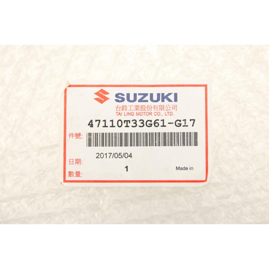 台湾SUZUKI純正 アドレスV125G ADDRESS CF46A CF4EA 外装セット 3点セット シルバー G17｜atlas-parts｜07