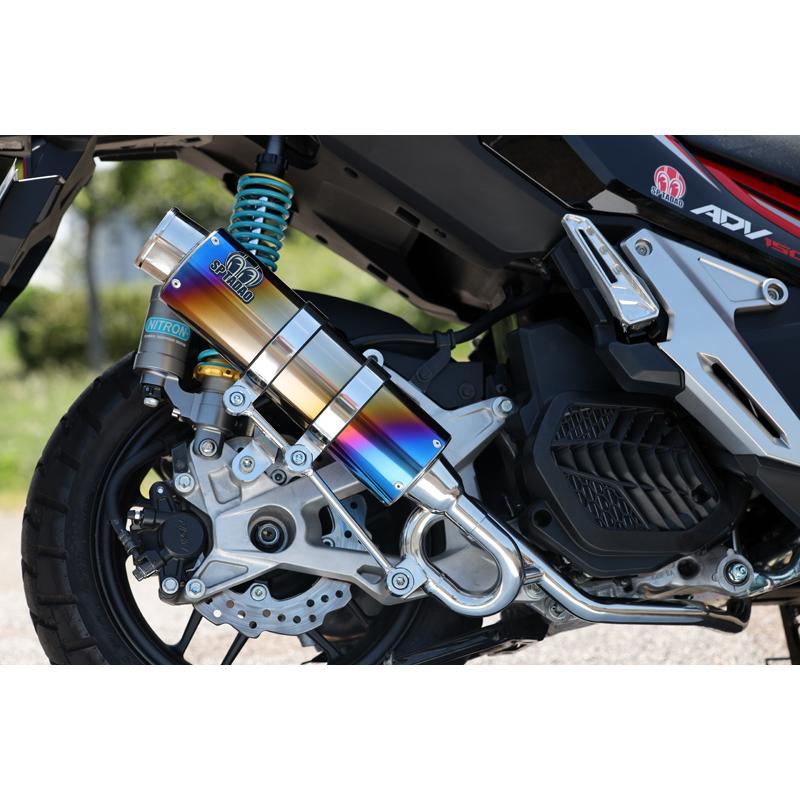 ADV150 SP忠男 PURESPORT S マフラー KF38 KF61 SP TADAO SP忠男マフラー ADV150 2BK-KF38 KF61 PURESPORT“S”チタン