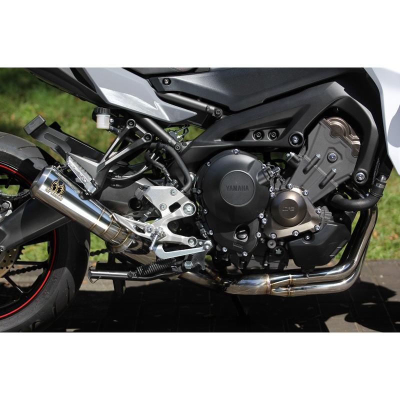 SP忠男　2021~2023年式MT09 フルエキゾーストマフラー　ブラック SP TADAO SP忠男 マフラー MT9-PB-51 2021~ MT-09 8BL-RN69J