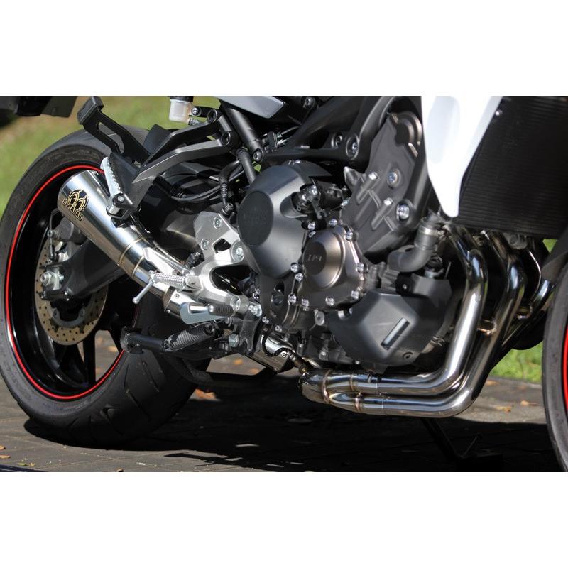 SP忠男　2021~2023年式MT09 フルエキゾーストマフラー　ブラック SP TADAO SP忠男 マフラー MT9-PB-51 2021~ MT-09 8BL-RN69J