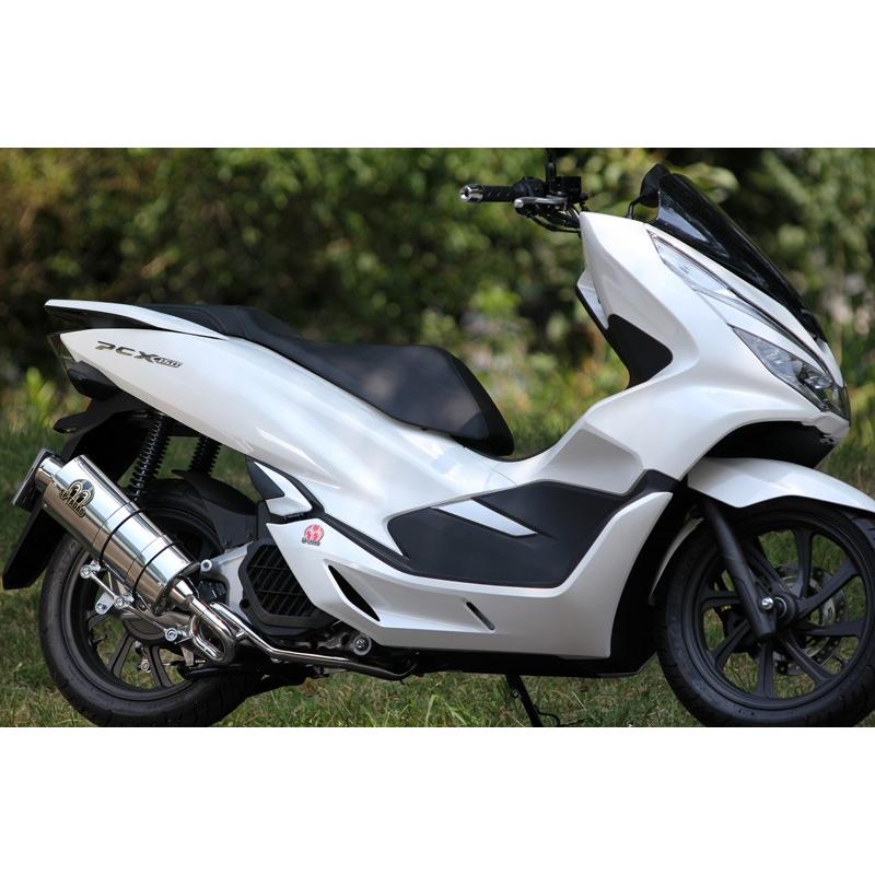 SP TADAO SP忠男 マフラー PC1-GE-41 18~PCX150 2BK-KF30 PURESPORT SilentVersion SUS フルエキの画像