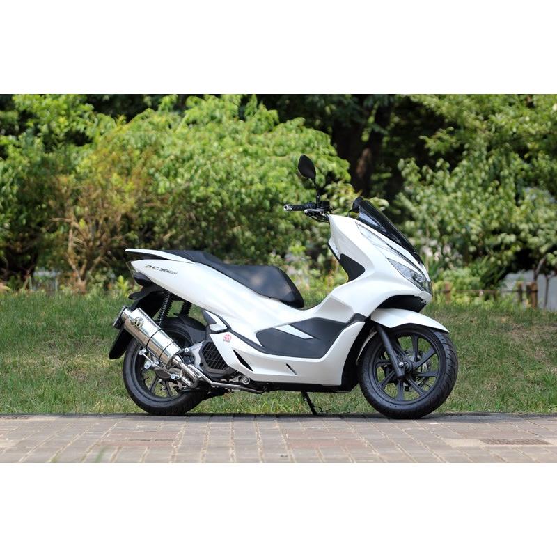 SP TADAO SP忠男 マフラー PC1-GE-41 18~PCX150 2BK-KF30 PURESPORT SilentVersion SUS フルエキの画像