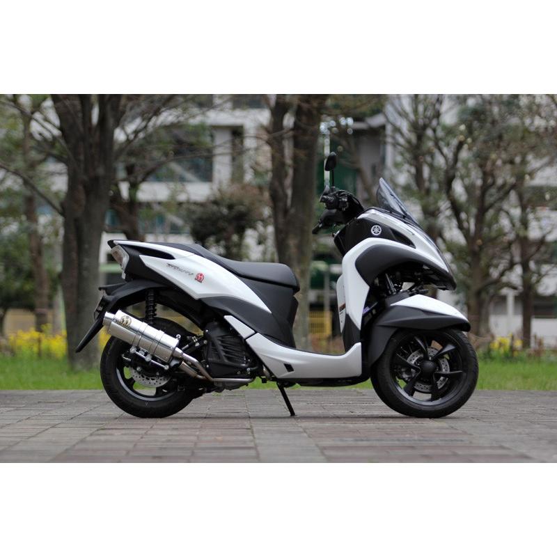 SP TADAO SP忠男 マフラー TR1-PB-13 18~トリシティ125 2BJ-SEC1J TRICITY POWER BOX FULL SilentVersion SUS フルエキ