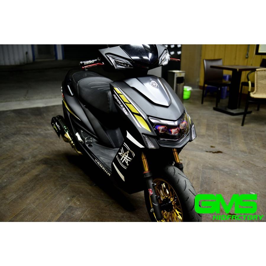 GMS X 5型 CYGNUS シグナスX トリプル スクエアプロジェクター GMS X 5型 CYGNUS シグナスX トリプル スクエアプロジェクター