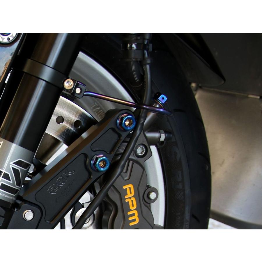 JSM ブレーキホースホルダー メーターケーブルホルダー 90mmヒート
