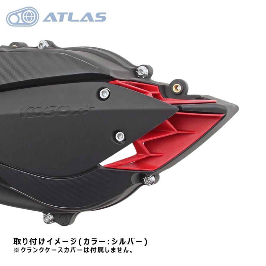 ☆Star Bolt KOSO グリファス用クランクケースカバー専用ボルト ☆Star Bolt KOSO グリファス用クランクケースカバー専用ボルト
