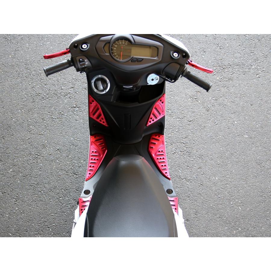 KOSO 4TH CYGNUS X シグナスX アルミステップ ミドルセット レッド