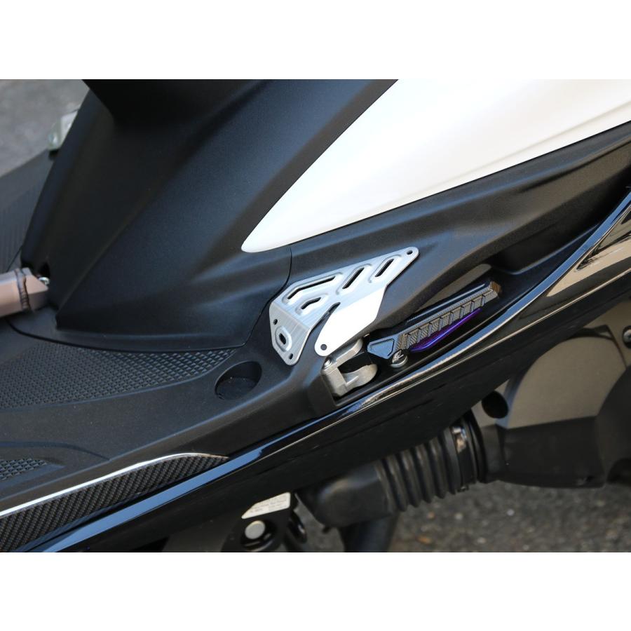 KOSO 5型シグナスX 5TH CYGNUS X リア アルミステップセット シルバー