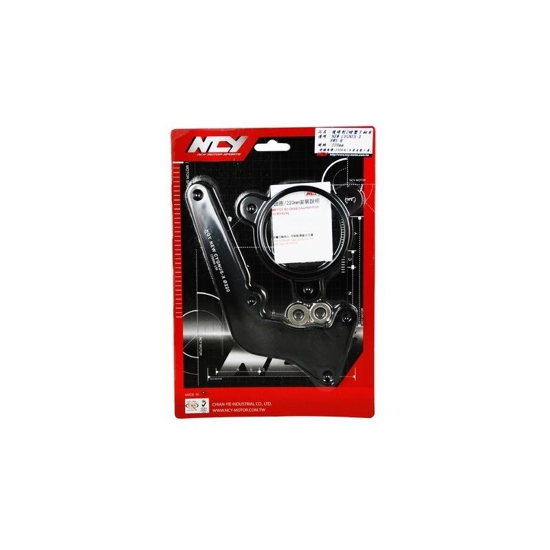 2型3型 シグナスX 用 4ポットブレンボ NCY製サポートと260ロータ付き NCY 4TH CYGNUS BW'S R ブレンボ2ポット カニ リア220ミリ