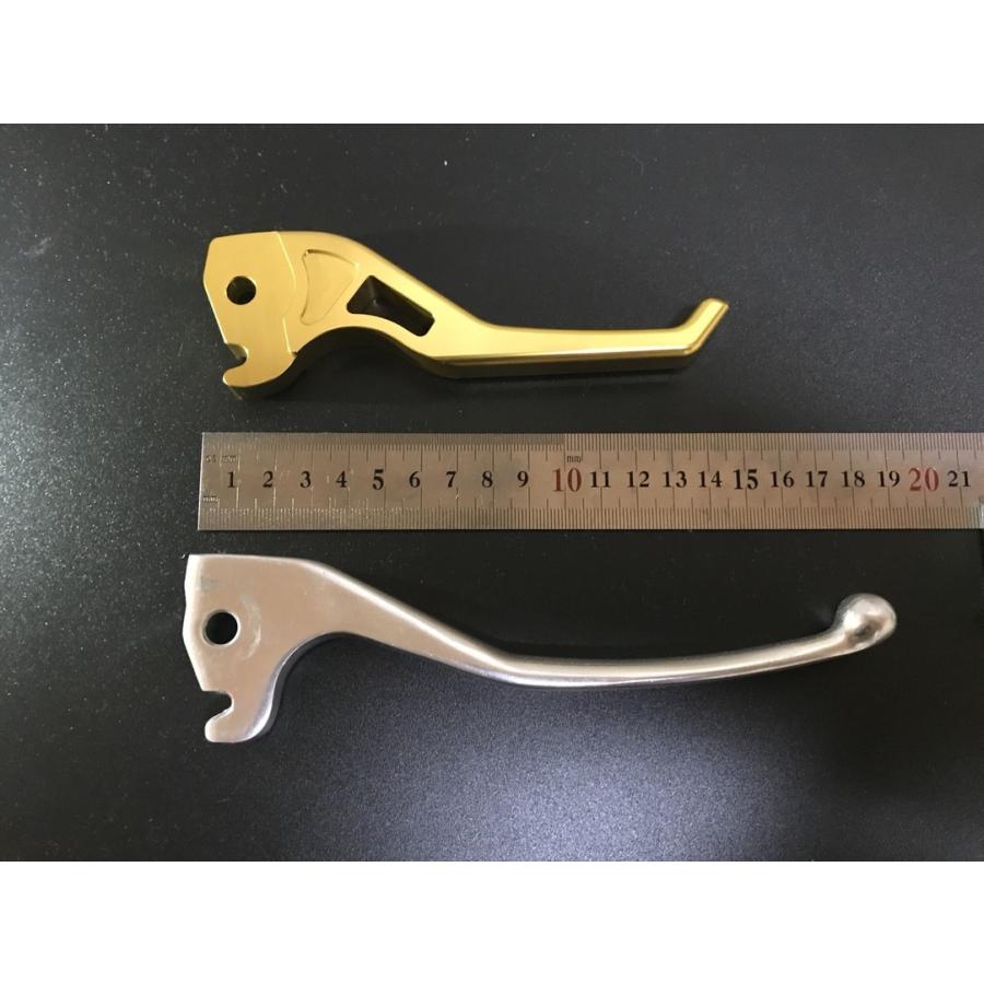 NCY 4TH シグナス用CNC アルミショートブレーキレバー レッド CYGNUS X