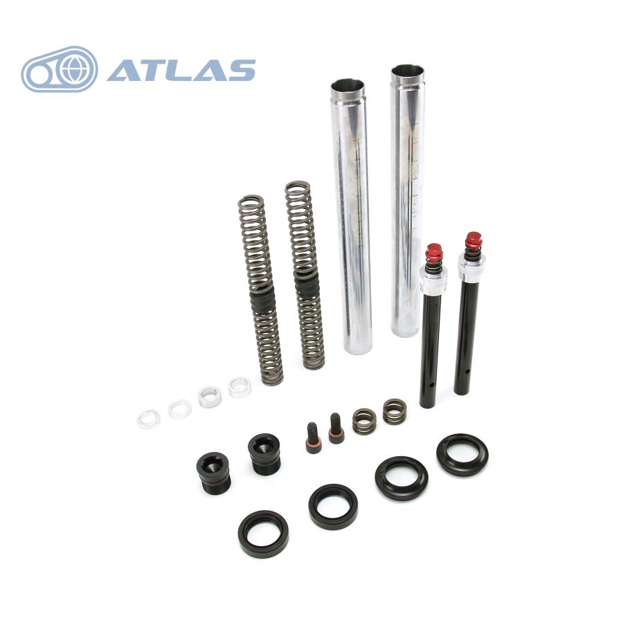 純正 空冷 ボンネビル フォークチューブ　インナー 新品フロントフォーク インナーチューブ 1台分 SL シルバー