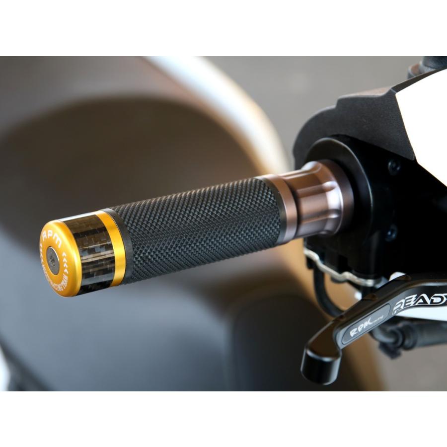 RPM YAMAHA車用 アルミ スロットルチューブガイド付き カーボン