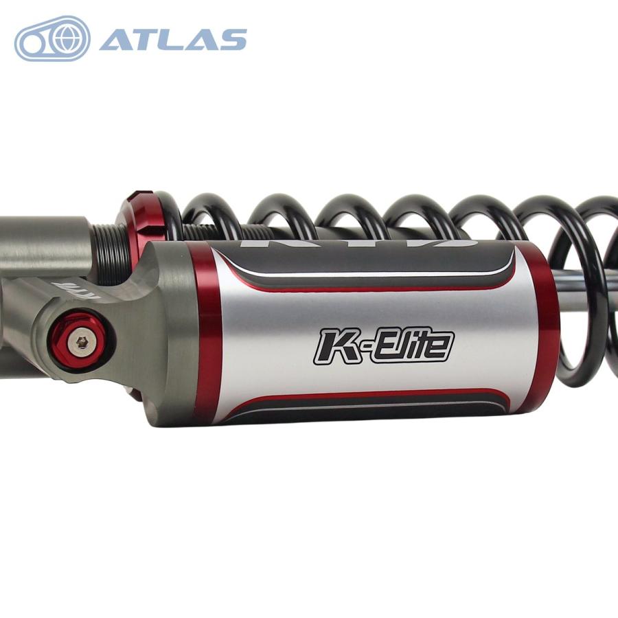 KYB ダブルショックアブソーバー 赤/銀 KYB タイカヤバ XMAX250 XMAX300 K-Elite アジャスタブル リア