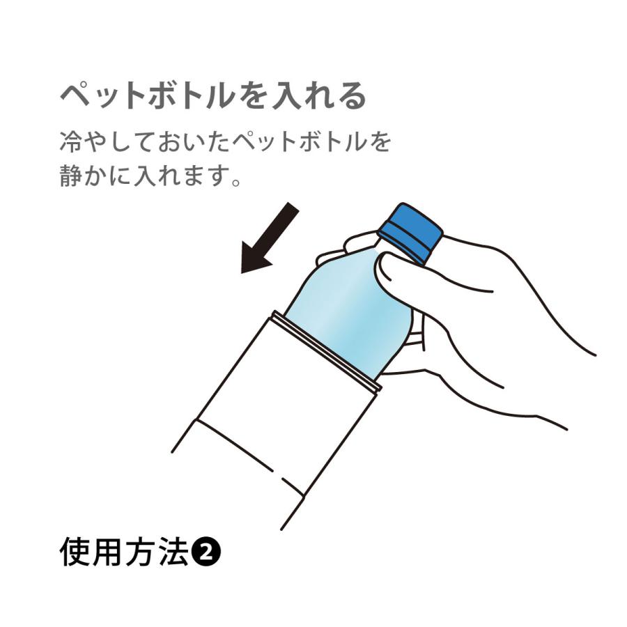 ペットボトルホルダー ボトルインボトル 500ml 650ml 保冷 真空断熱 ステンレス 折りたたみ ハンドル 持ち手付き キズ付きにくい パウダー塗装 ABIB-E｜atlas2001｜19