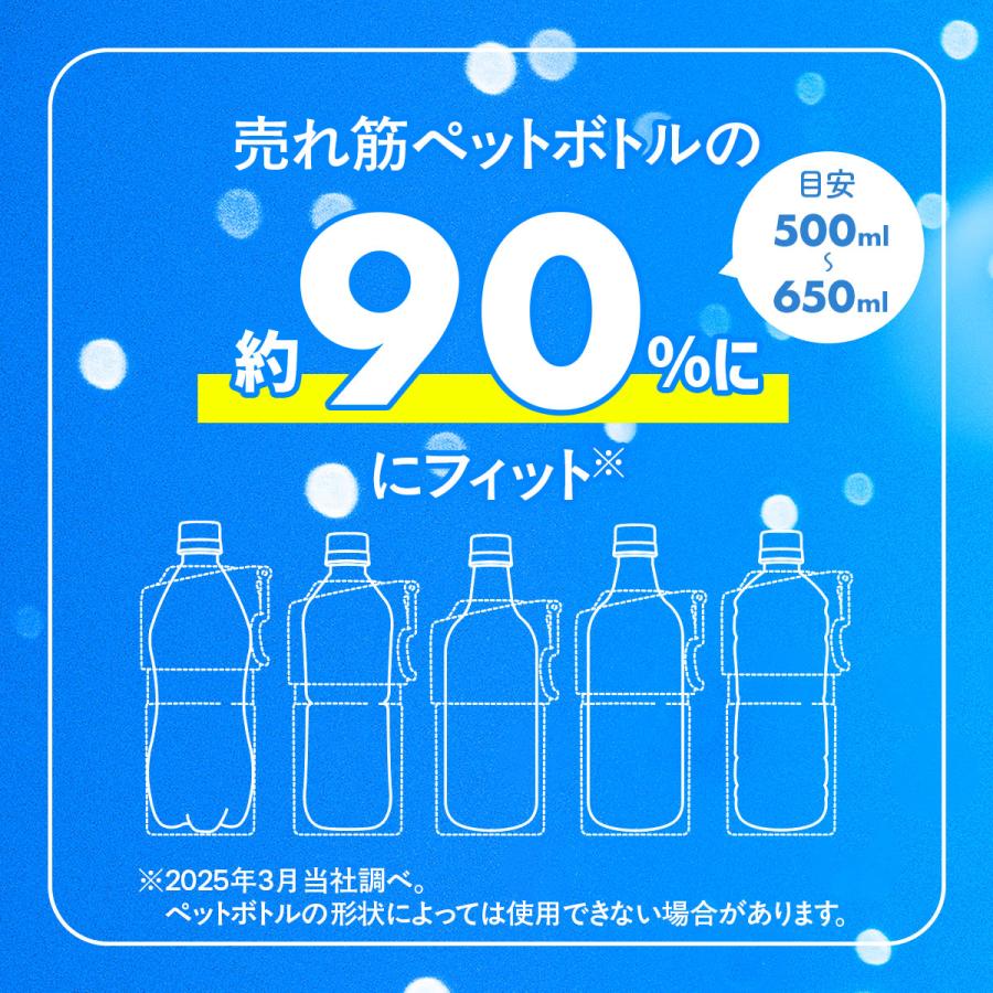ペットボトルホルダー ボトルインボトル 500ml 650ml 保温 保冷 真空断熱 水筒 ステンレス 折りたたみ ハンドル付 キズ付きにくい ボトルクーラー カバー ABIB-E | Atlas（キッチン、日用品） | 15