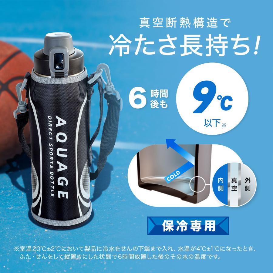 AQUAGE（Atlas） 水筒 1.5リットル 保冷 軽量 軽い 子供 真空断熱