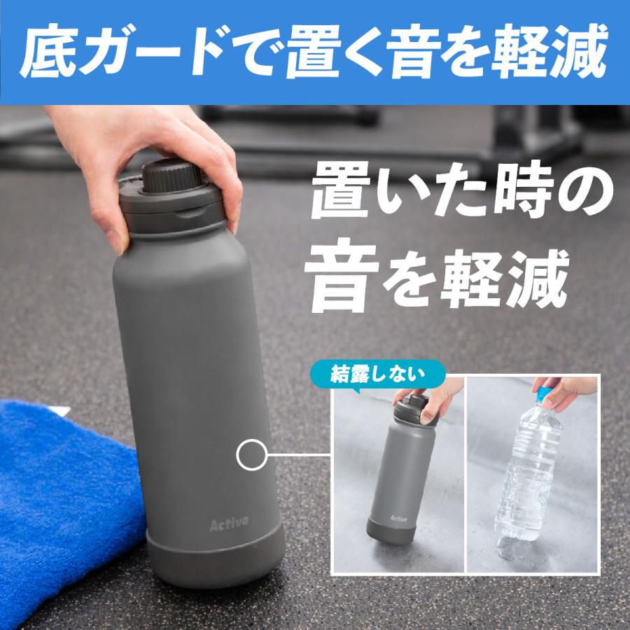 Atlas 水筒 1リットル 1L 保冷 真空断熱 ステンレス 軽量 ダイレクト