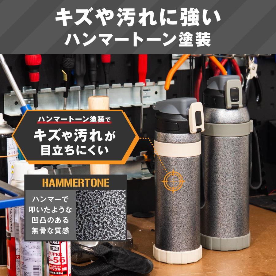 Atlas 水筒 1.5リットル 1.5L 直飲み ワンタッチ 保冷 真空断熱 大容量