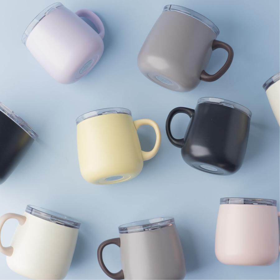 Atlas 蓋付きマグカップ 280mL 保温 保冷 真空断熱 ステンレス