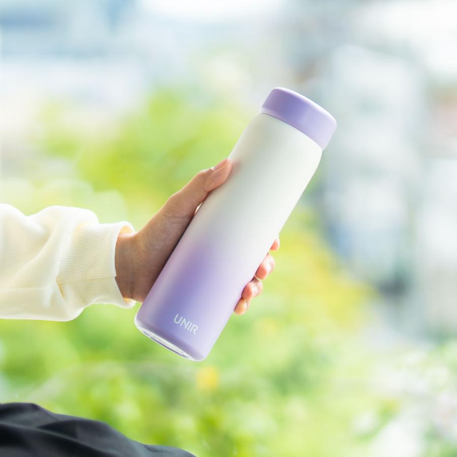 Atlas 水筒 600ml 保温 保冷 真空断熱 ステンレス シームレスボトル
