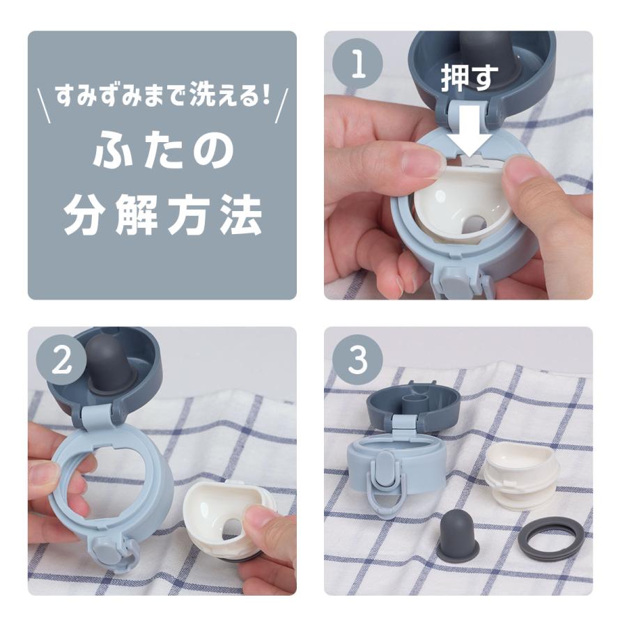 Atlas 水筒 600mL 保温 保冷 真空断熱 分解して洗える 超軽量