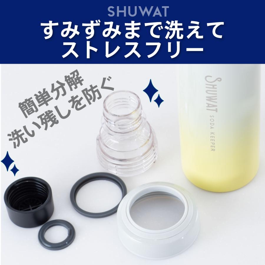 Atlas 水筒 600ml 炭酸対応 保冷 真空断熱 ステンレスボトル スポーツ