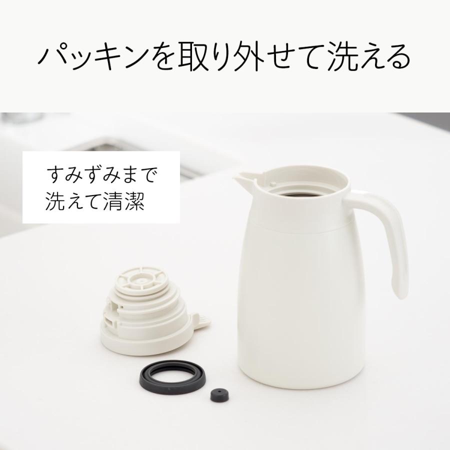 Atlas 卓上ポット 800ml 0.8リットル 0.8L 保温 保冷 真空断熱