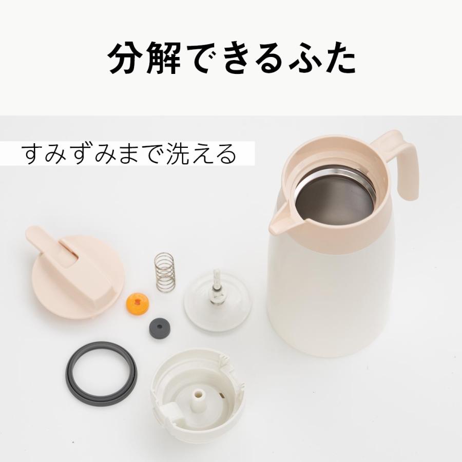 Atlas 保温ポット 卓上ポット 1100mL 保温 保冷 真空断熱 ステンレス