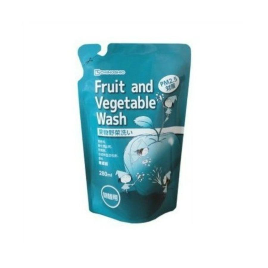 地の塩社 フルーツ&ベジタブルウォッシュ 詰替用 280ml Fruit and Vegetable Wash 10111983アット