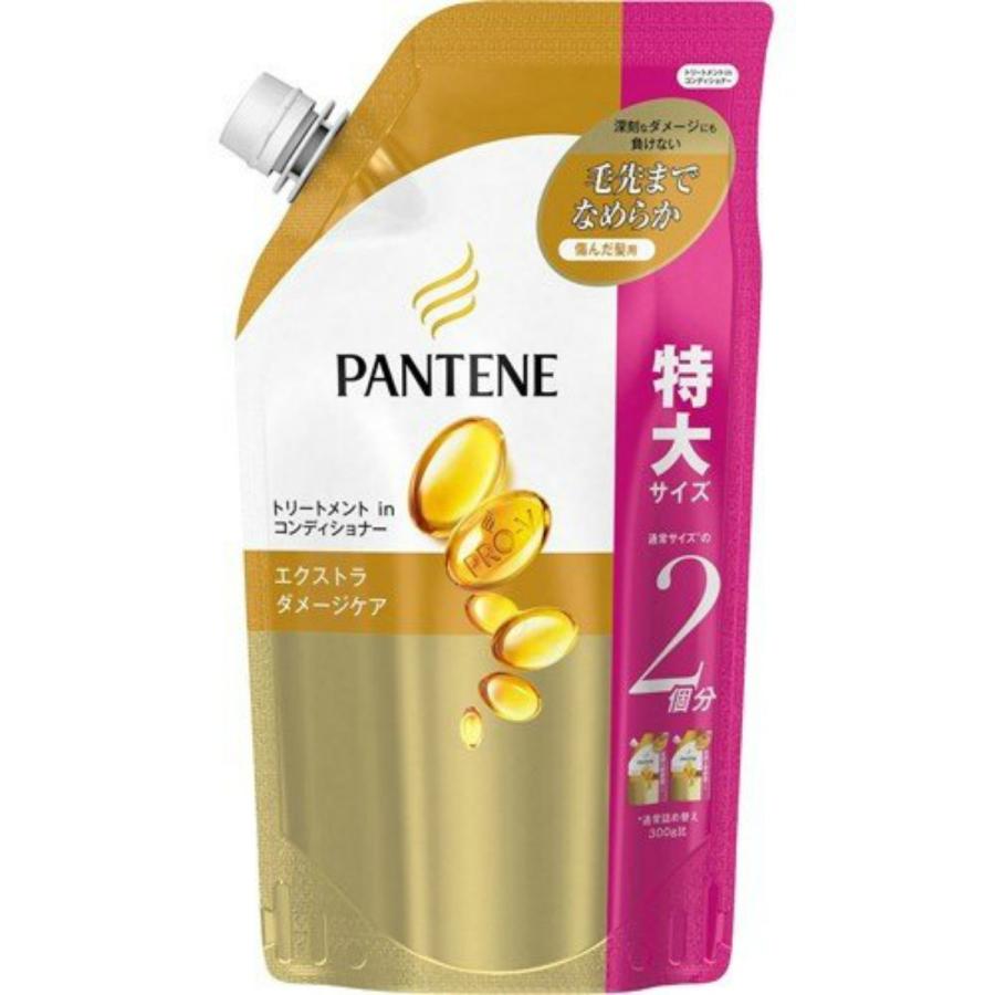 P&G パンテーン エクストラダメージケア トリートメント コンディショナー つめかえ 特大サイズ 600g｜atlife-shop