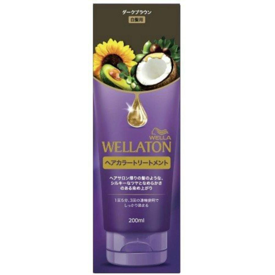 ウエラ WELLA ウエラトーン ヘアカラートリートメント ダークブラウン 200ml｜atlife-shop