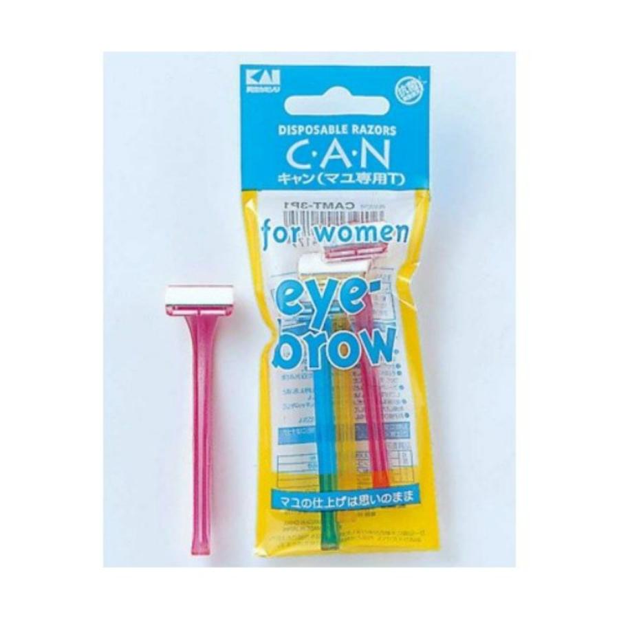 貝印 女性用カミソリ 3本入り キャンmt Camt 3p マユ専用 アイブロウ 101 アットライフ 通販 Yahoo ショッピング