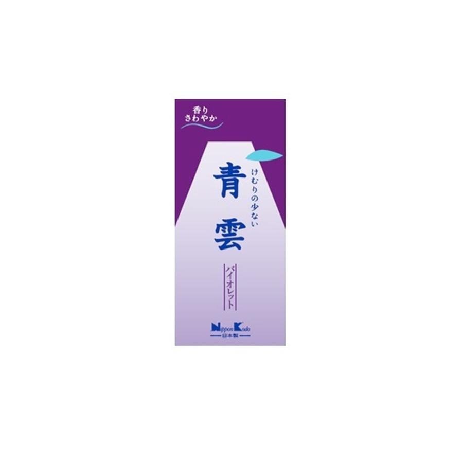 【送料無料】 日本香堂 青雲 バイオレット バラ詰 約80g 1個｜atlife-shop