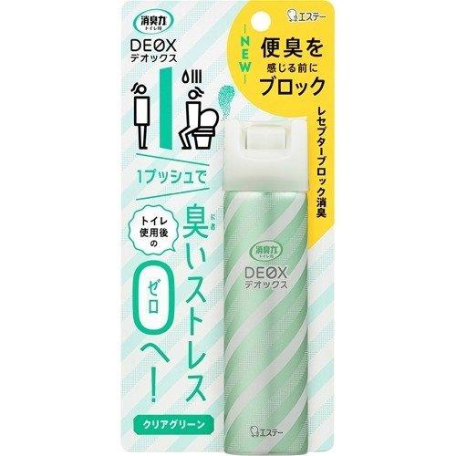 手数料安い まとめ買い 24個セット エステー 消臭力 Deox デオックス トイレ用 スプレー クリアグリーン 50ml 最安値 Esiba Tg