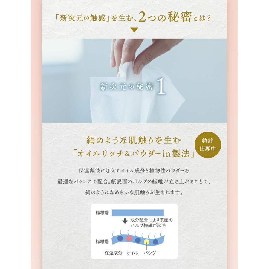 河野製紙 (送料無料)河野製紙 絹雲 新保湿ティシュ 3枚重ね 130組 3個