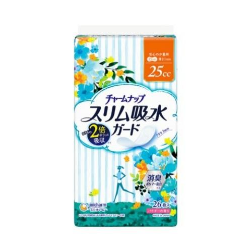 【送料無料】ユニ・チャーム チャームナップ スリム吸水ガード 安心の少量用 26枚入｜atlife