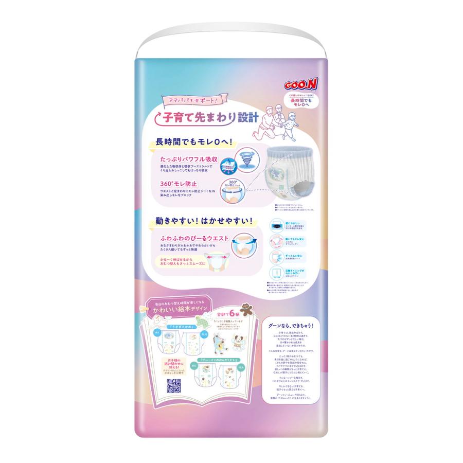 GOO.N (送料無料)グーン 長時間でもモレ0へ パンツ BIGサイズ 38枚