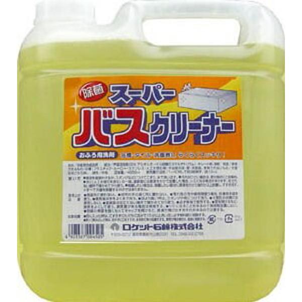 (送料無料) ロケット石鹸 スーパー バスクリーナー 4L お風呂用洗剤・業務用サイズ 1個（Yahoo!・日用品・生活雑貨の店 カットコ）