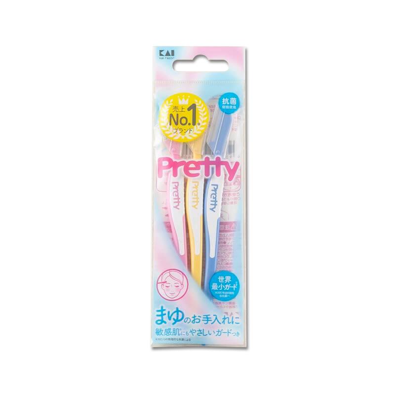 貝印 Pretty プリティー まゆそり用カミソリ L 3本入 101 日用品 生活雑貨の店 カットコ 通販 Yahoo ショッピング