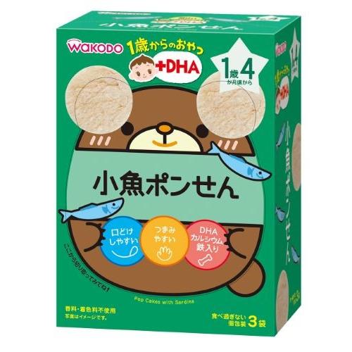 和光堂 1歳からのおやつ＋DHA 小魚ポンせん (4987244183736