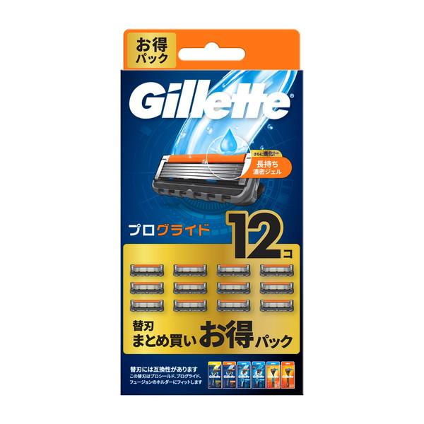 Gillette (配送おまかせ)ジレット プロ グライド マニュアル 替刃 12コ