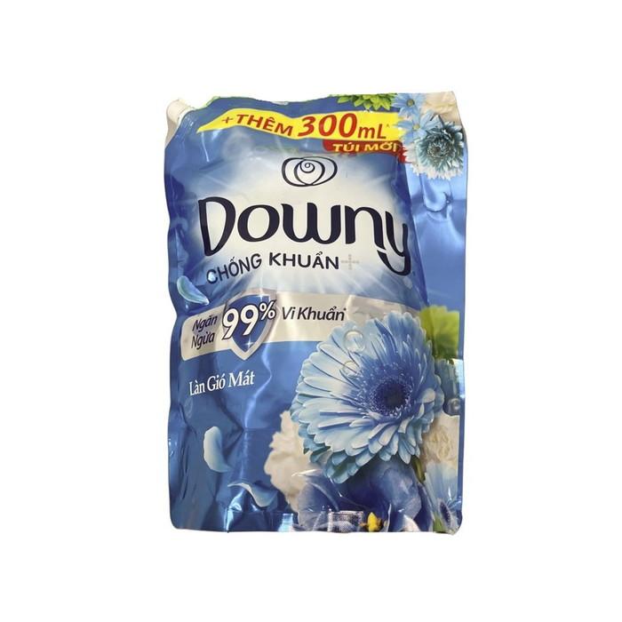 (送料無料・まとめ買い×4個セット)べトナムダウニー クールウィンディ 詰替え 2600ml 柔軟剤の画像