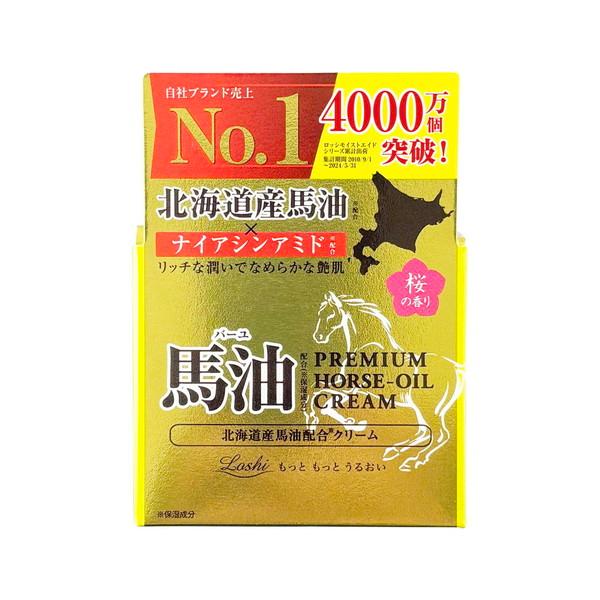 (送料無料・まとめ買い×6個セット)コスメテックスローランド ロッシ モイストエイド 北海道産 馬油 スキンクリーム プレミアム 40g_1