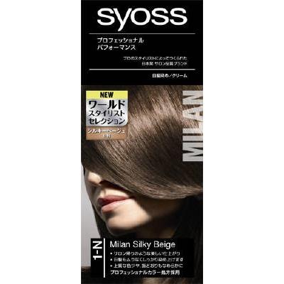 サイオス(syoss) ヘアカラー クリーム 1-N シルキーベージュ ×10点セット （4987234361069） 【まとめ買い特価！】｜atlife