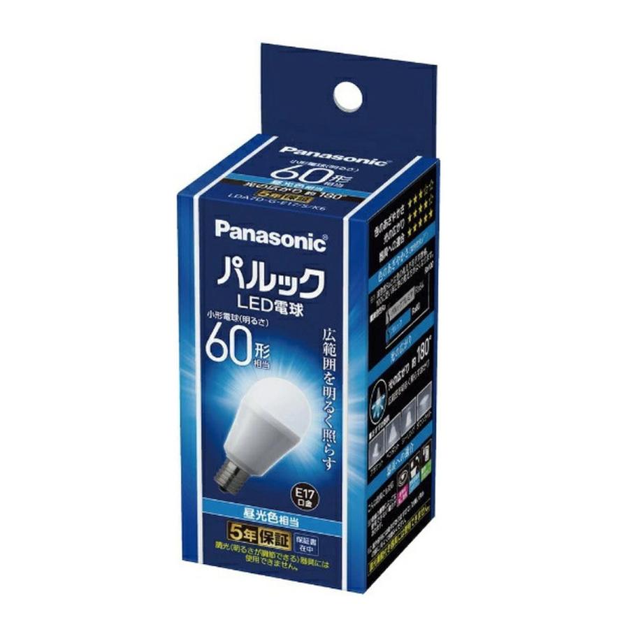 パルック - (貨物輸送無料・まとめ買い×10個仕かける)LDA7DGE17SK6 LED白熱電球 60形 小っちゃい白熱電球印字機 E17口金 広配光第一義的